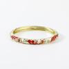 Enamel Vintage Cloisonne Bangle Traditional Women's Hand Bracelet Dainty Flower Bangle  Ladies