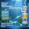 Energy-Saving Aquarium Filter Pump Silent Wave-making Fountain Filter Small Tank