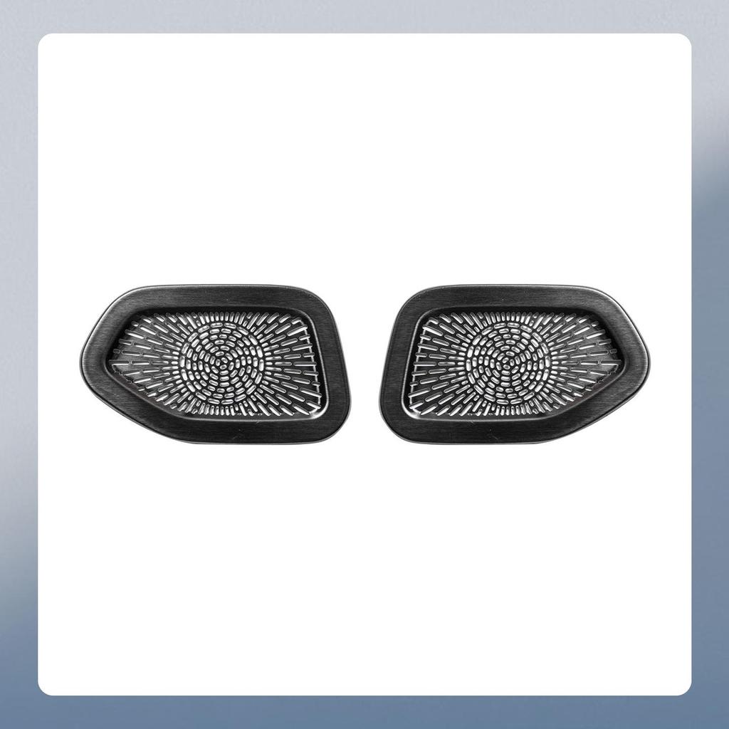 Zeekr 8x Dustproof Speaker Covers: Decorative Metal Car Door Interior Mod Parts