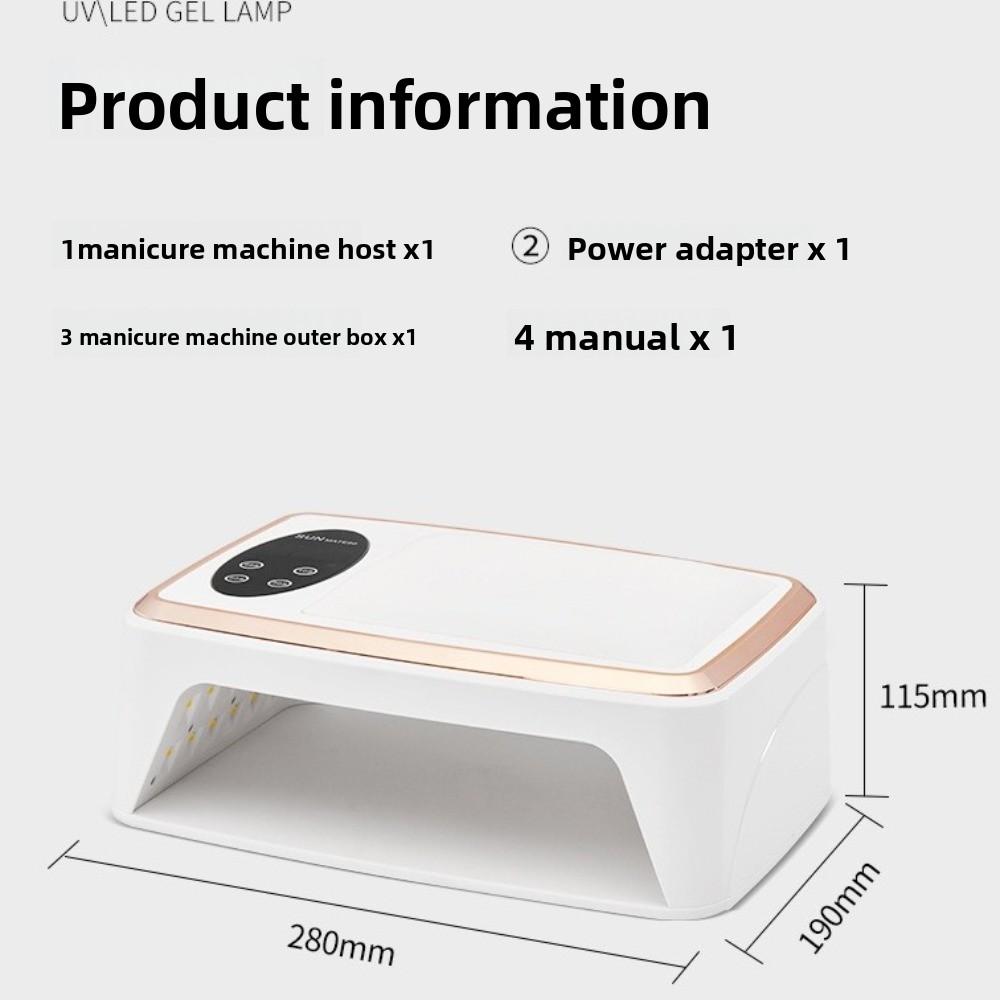 90LEDs LED UV Curing Lamps Multifunctional Hand Pillow Light  for Manicure Salon