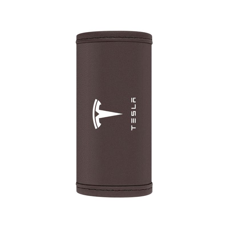 

Новая кожаная ручка на крышу автомобиля, защитный коврик от царапин, аксессуары для Tesla Model 3, Model S, Model X, Model Y, Roadster, Bonina Coil 1Pcs кофейный