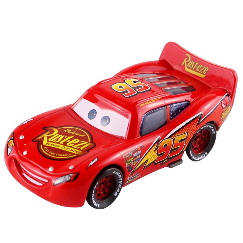 Disney Pixar Arabalar 2/3 oyuncak araba Şimşek McQueen Chick Hicks Carking Mater 1:55 Döküm Metal Alaşım Model Oyuncak Çocuk Hediye