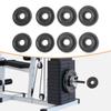 8Pcs Cast Iron Weight Plates Discs Compact 1 Inch Small Hole 1.1lbs for Home Gym Strength Training