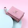 Women Wallet Card Holder Short Wallets with Coin Purse PU Leather Hasp Mini Clutch