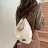 Large capacity three purpose canvas bag, women's new commuting single shoulder crossbody bag, student class double shoulder tote