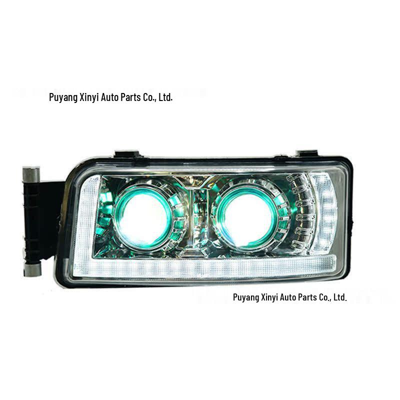 

LED Headlight Assembly with Sequential Turn Signal & DRL for Shandeka Dump Truck / Howo TX / TGA Passenger/Right (Sequential Turn Signal)