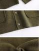 Men's Thick Knit Cardigan - Autumn Winter Solid Color Simple Sweater Coat