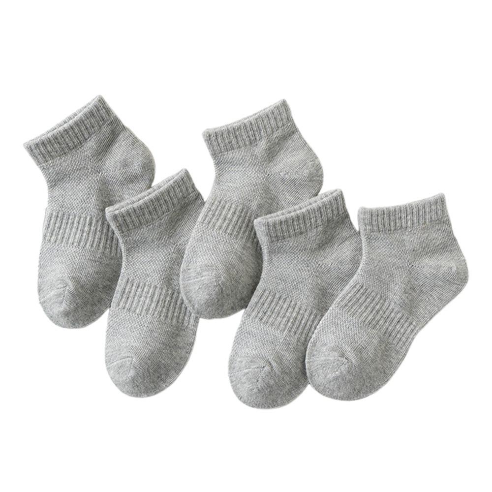 5 Pairs Thin Low Cut Socks Breathable Toddler Baby Socks Children's Ankle Socks  for Boys & Girls