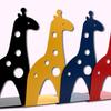 ARTIBETTER 2pcs Giraffe Shaped Nonskid Metal Cute Cartoon Design for Books Magazines Organizer for Home Office Classroom and Library Black