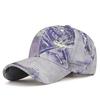Gewaschene Baumwolle Graffiti Print Baseballkappe Verstellbar Sonnenhut Sonnenschutz Hip Hop Streetwear Hüte Für Mann Frau Unisex
