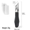 Large Anti-Splash Slanted Edge Nail Clippers for Precise Trimming