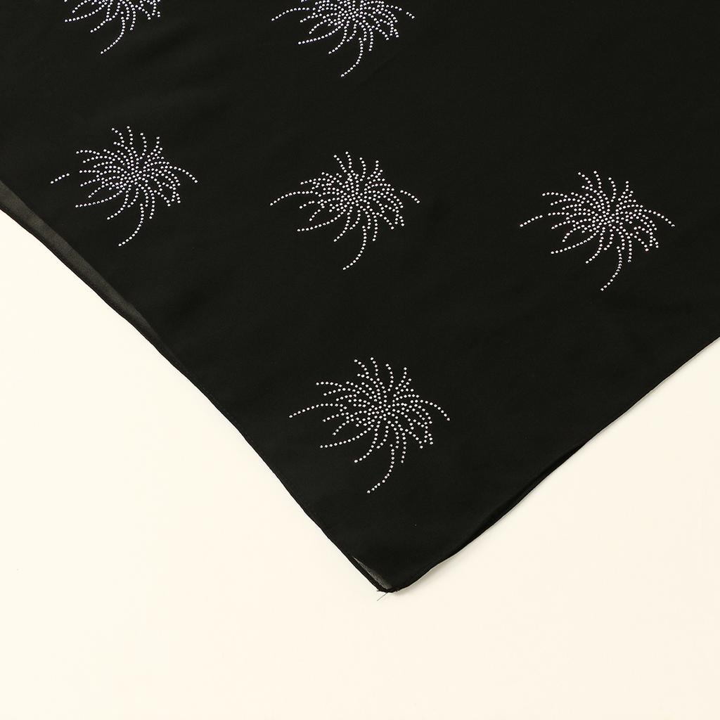 Fashion Rhinestone Chiffon Hijab Scarf Woman Muslim Hijabs Shawl Lady Long Wrap Ethnic Islam Turban Headscarf Scarves