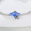 PANPOKI Copper Metal Devil Fish Marine Creatures Bead Components Authentic Original Pendant Bead Components Bracelet High Quality Fine Jewelry Charm