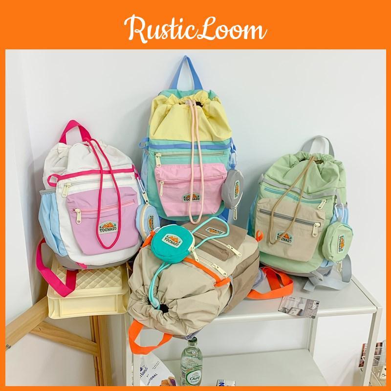 Eyecatching Backpack Childrens In Trendy Colors With Large Capacity Design And