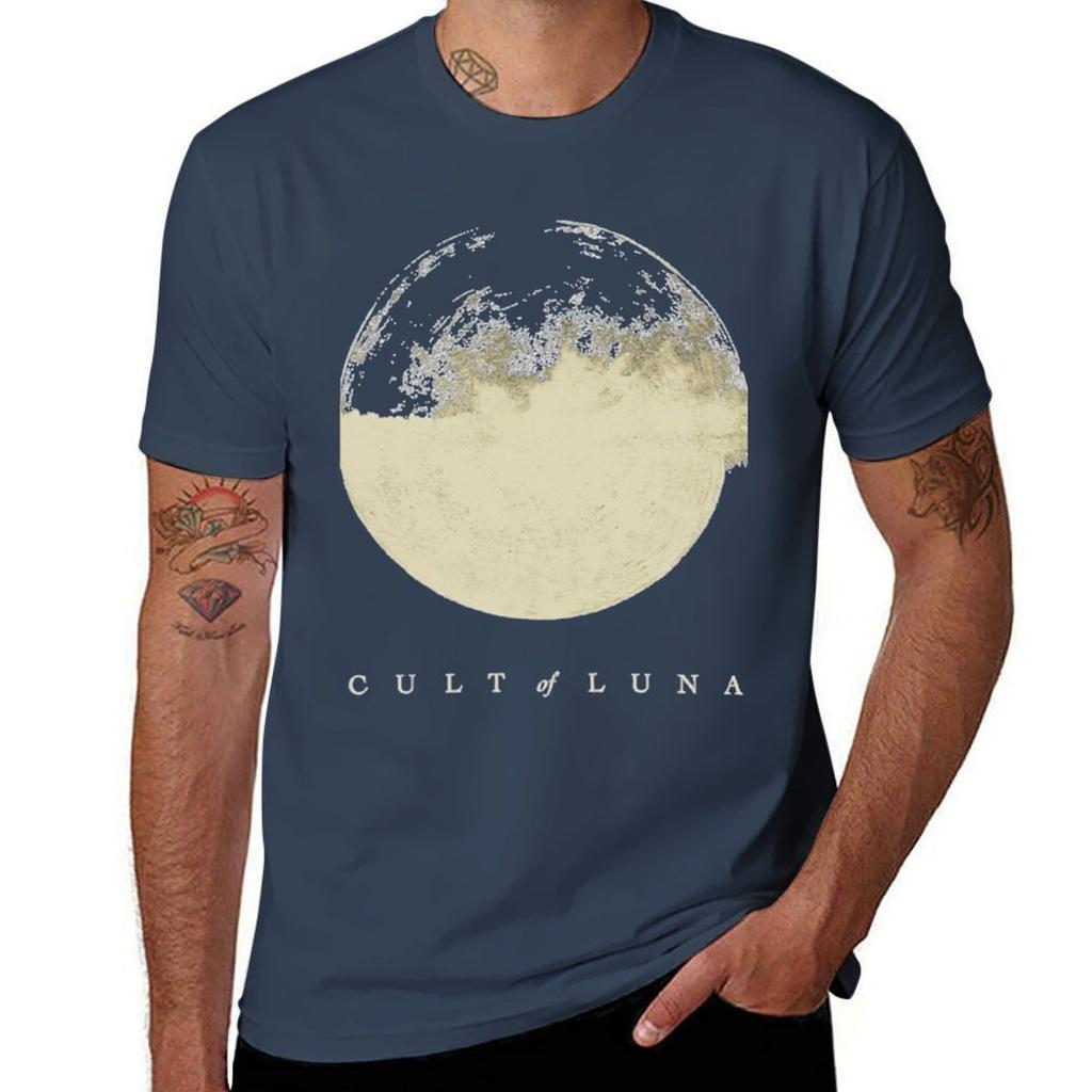 Cult of Luna Merch T-Shirt T Shirts Cotton 100% Essential T Shirt T Shirts for Man Graphic Vintage T-Shirt
