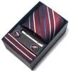 1200-Pin Men'S Tie Net Color Gift Box Tie Set Group Business Dress Wedding Tie Factory
