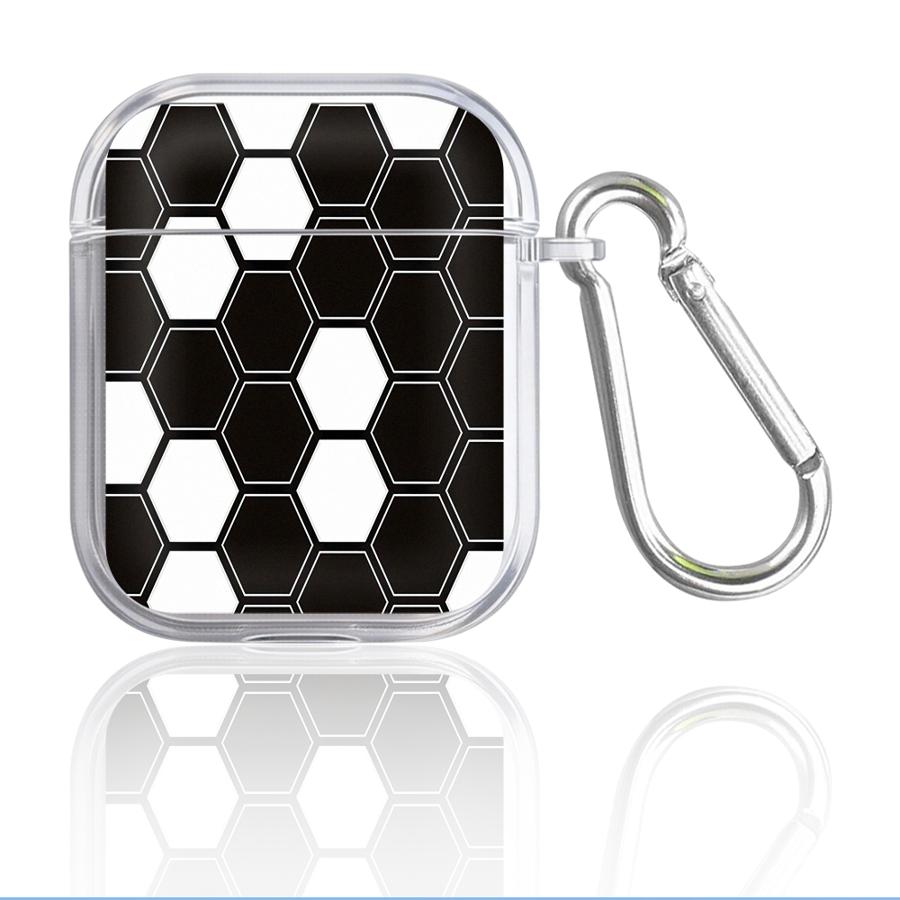 Clear Earphone Cases Cover Case For Airpods Pro3 3 4 Pro Pro2 1 2 Retro Honeycomb Net
