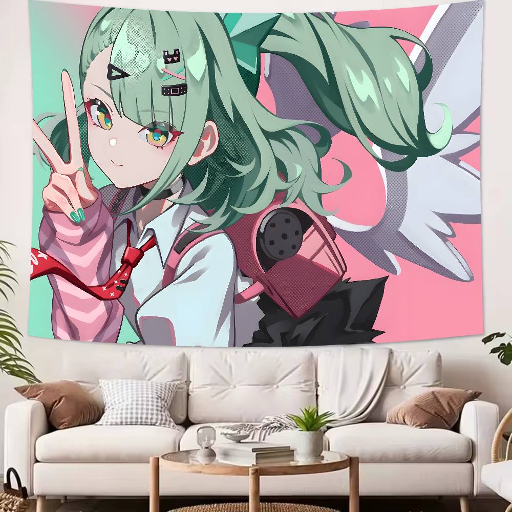 Kawaii Hot Girl Aria Sunna Tapestry Decoration Bedroom Dormitory Background Cloth Holiday Home Party Living Room Club Tapestry