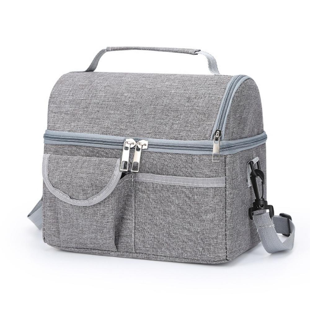 Thermal Lunch Bag Waterproof Cooler Pack Portable Mommy Bag  Office