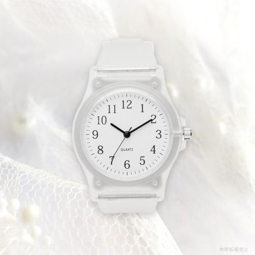 Fieldwork Women's Analog Watch with Urethane Band, Clear Skeleton, Fizz PP001-7