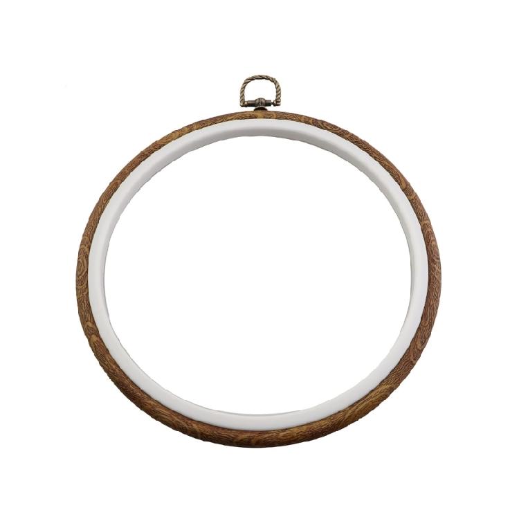 Decorative Crosses Stitching Hoop Embroidery Frame Round Embroidery Hoop Embroidery Circle Rings for Craft Enthusiasts