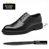 Men's Formal Dress Big Size Elevator Shoes 3CM/6CM/8CM Height Increasing Shoes for Wedding Business Comfortable Leather Oxfords