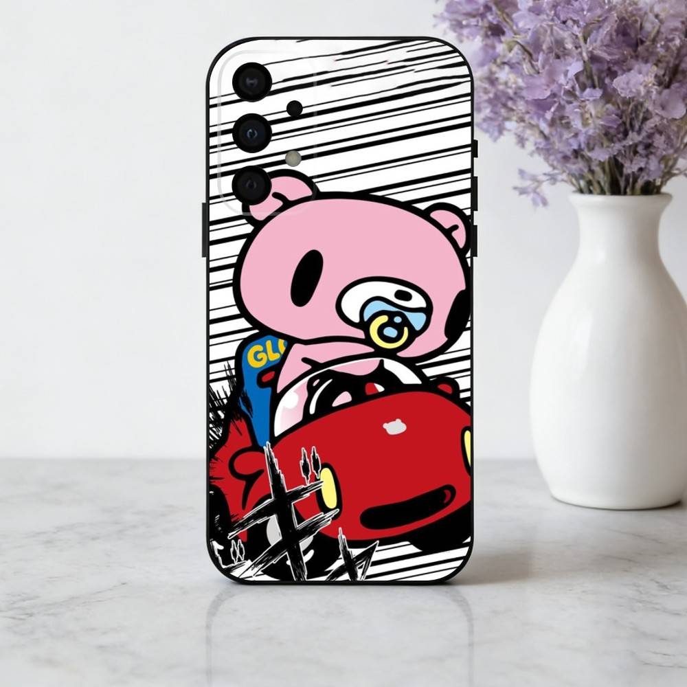 Cartoon E-Edgy G-Gloomy B-Bear-R Phone Case For Samsung Galaxy A73,A72,A71,A70,A53,A52,A51,Others Soft Black Cover