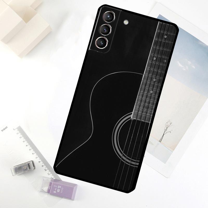 Music Guitar Phone Case For Samsung Galaxy S24 FE S23 Ultra S21 S22 S25 S26 Ultra S10 Plus S20 FE Cover