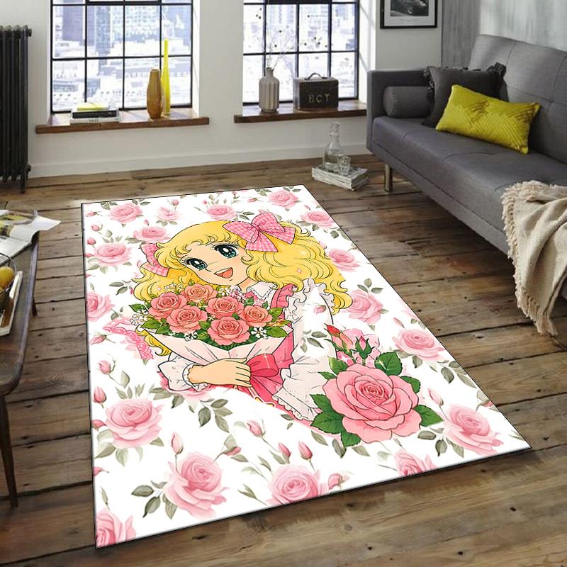 1pc Candy Candy1 Design Area Rug - Non-Slip, Soft & Cozy Floor Mat for Living Room, Bedroom, Office - Indoor/Outdoor Decorative Carpet