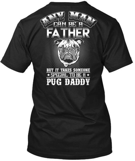 Pug Daddy T-Shirt Size S to 5XL L