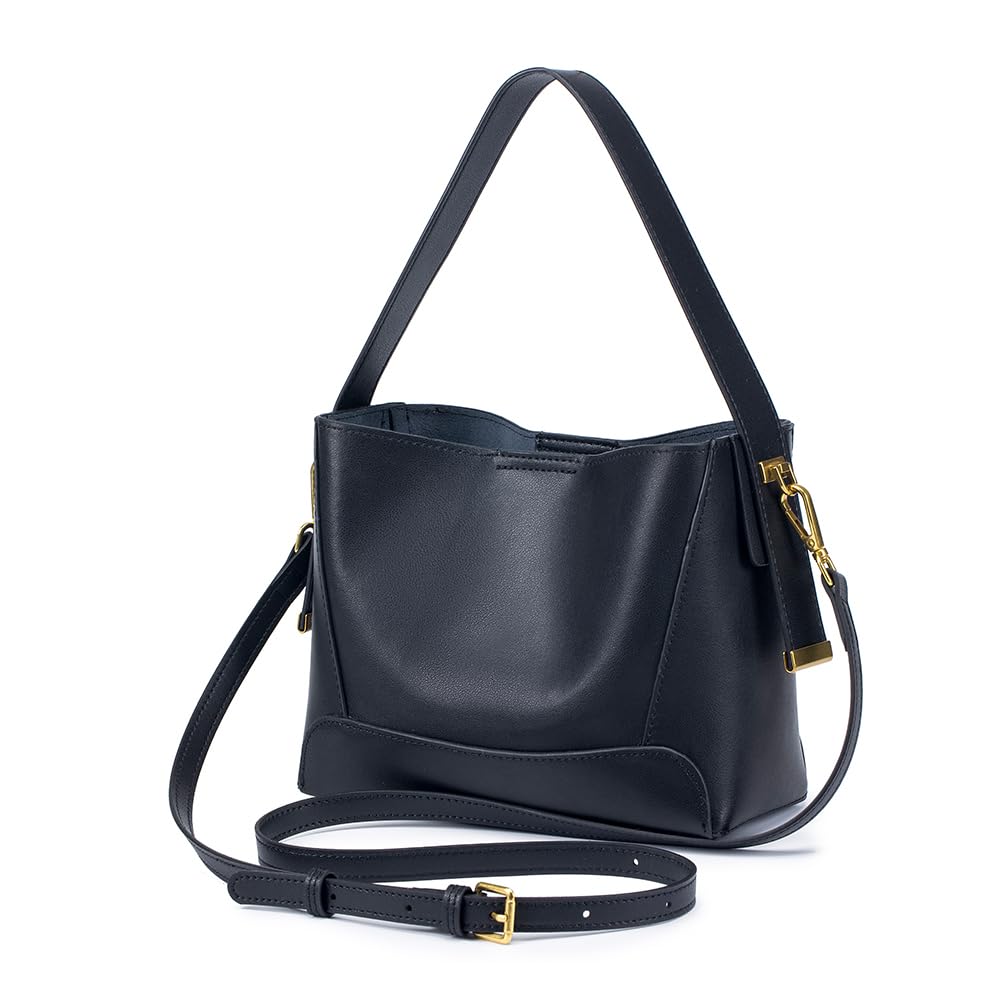 

Кожаная сумка-ведро Yocipa для женщин, 3 способа ношения: на плече, в руке, через плечо, Сумка-тоут из натуральной кожи, Вместительная, Легкая, Стильная,