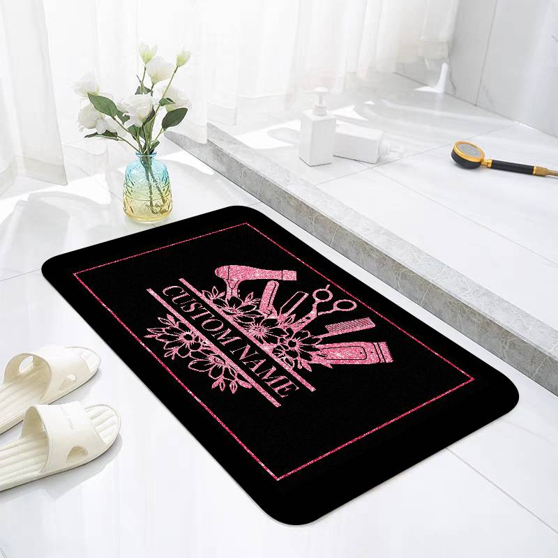 Barber Shop Sign Floor Mat Living Room Rug For Bedroom Welcome Mat Outdoor Rug