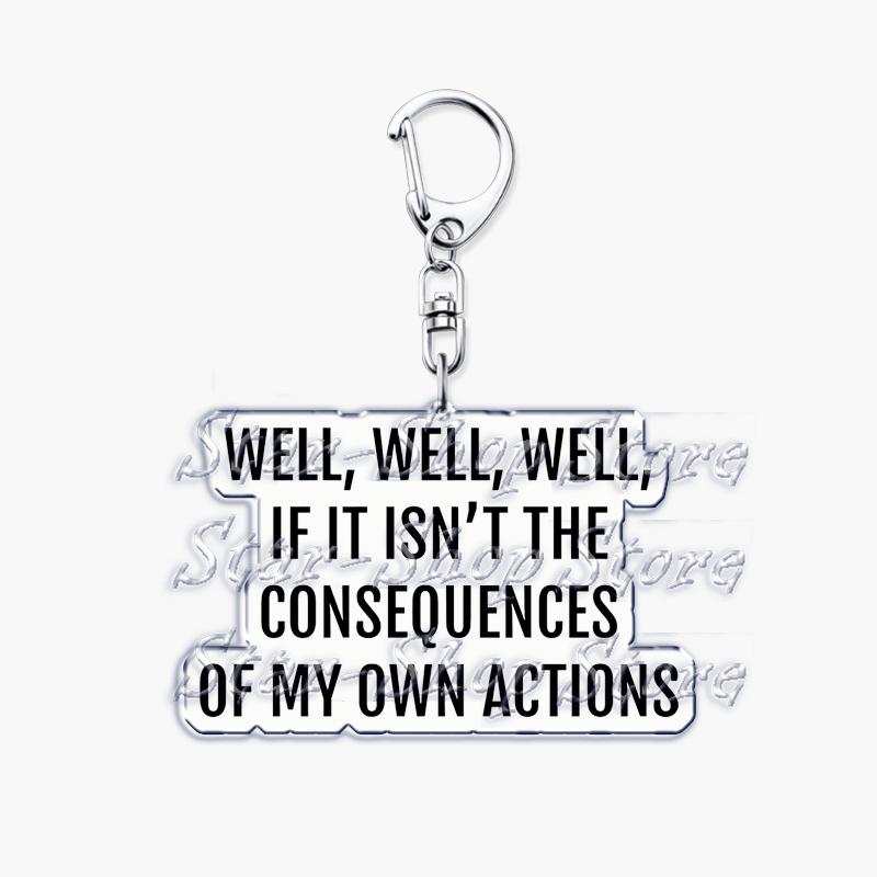 

Funny Sarcastic Memes Keychains for WomenAccessories Bag Joke Sarcasm Humor Quote Keyrings Key Chain Ring Jewelry Friends Gifts