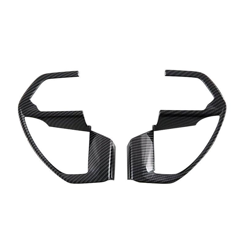 ABS Interior Steering Wheel Trim Cover Accessories Stickers For Toyota Tundra Sequoia   W4