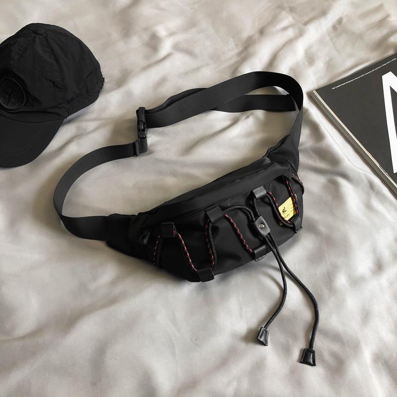 Fashion Ins Men's Crossbody Bags  New Trend Color Matching Nylon Pack Korean Version Casual Chest Bag Shoulder Package