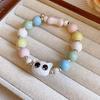 Ceramic Cat Bead Bracelet Adorable And Trendy Womens Geometric Hand Jewelry