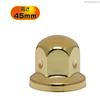 Jet Inoue Gold Nut Pack of 500345 Covers, 45L, 33mm, Steel, 10, Round,