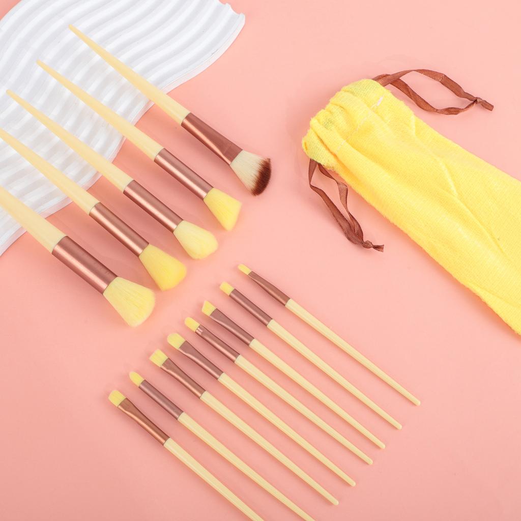 Complete Set of Animal Hair Blush Brush Eyeshadow Brush Loose Powder Brush Nose Shadow Brush Detailing Makeup Brush Set