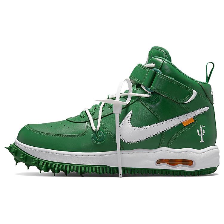 

Новые Nike Air Force 1 Mid Off White Pine Green DR0500-300 37.5