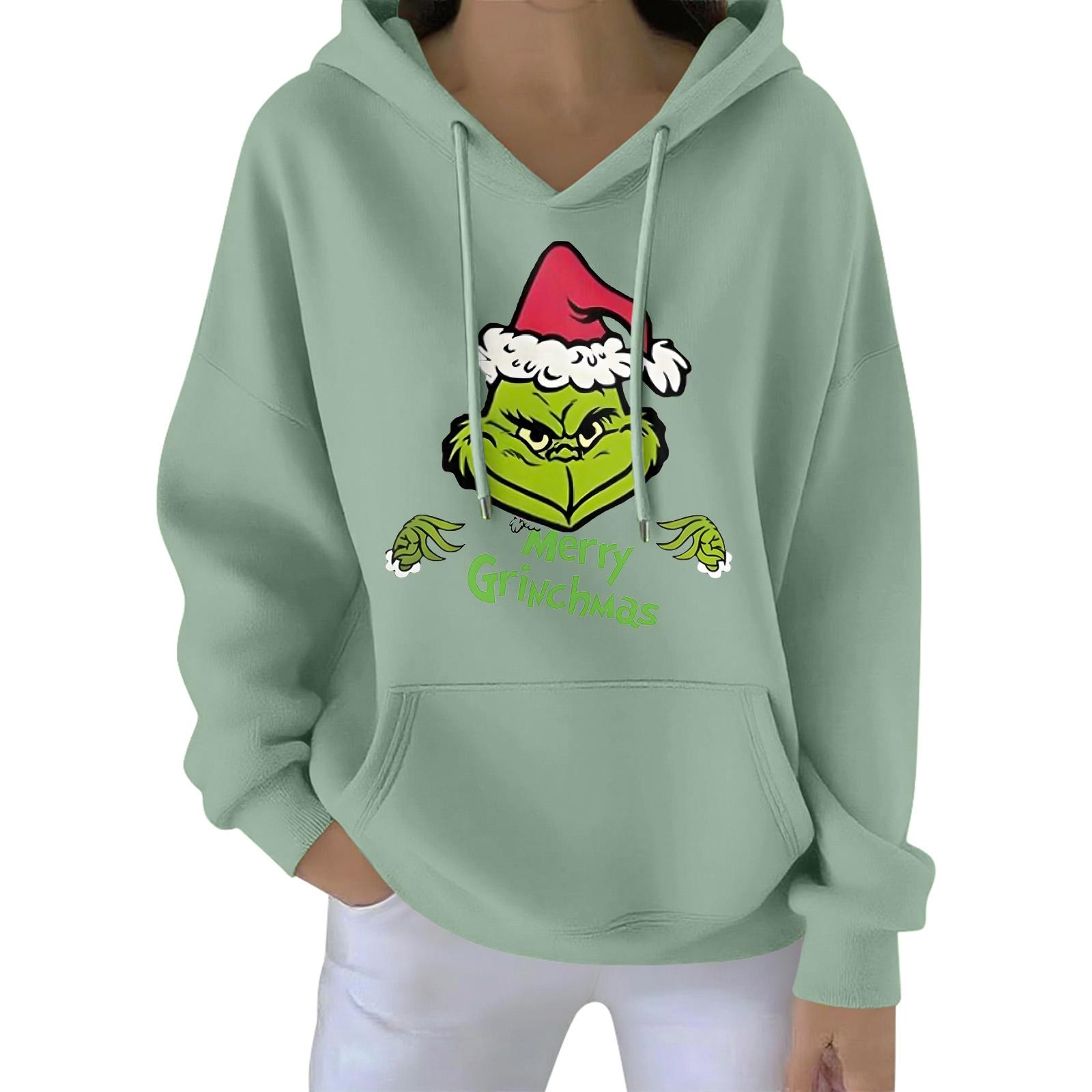 

Women s Christmas Hoodie Funny Cute Christmas Holiday Sweatshirt Pullover XXL