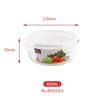 ZISIZ Round Glass Food Storage Container Set
