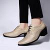 Saltos Altos Masculinos Derby Prata Vestido de Casamento Roxo Sapatos Plataforma de Dança e Negócios Brancos Aumento de Altura Sapatos de Smoking Dourados Tamanho Grande