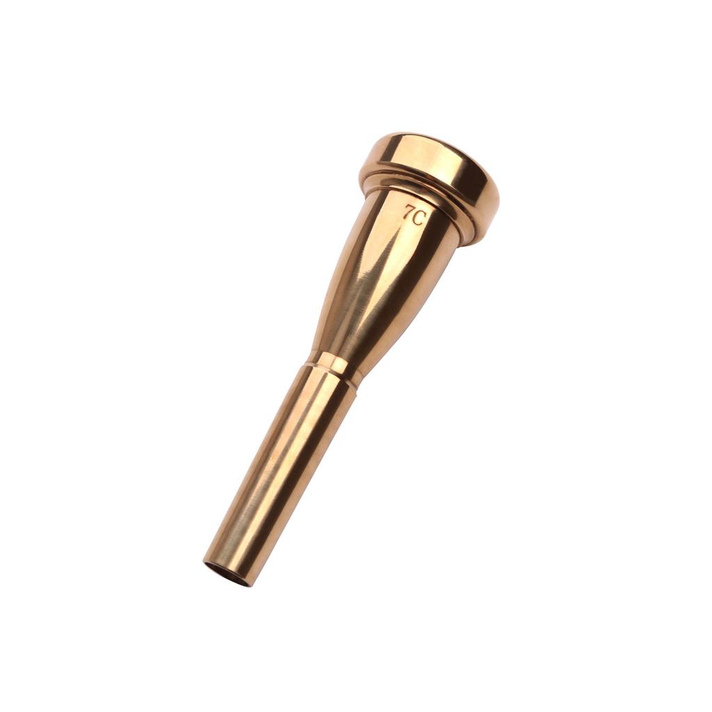 Luxury Gold Silver Trumpet Mouthpiece 3C 5C 7C, Professional Grade For Rich Best Sound, Advanced Player Gift,