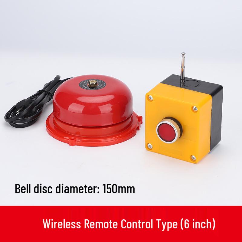 Wireless 220V Manual Fire Alarm Bell for Emergency Evacuation