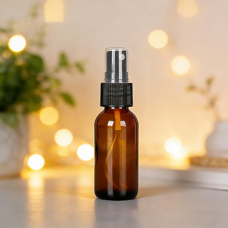 10/16Pcs 15/30Ml Amber Glass Perfume Bottle Sprayer Atomize Bottle Travel Refillable Bottles Essential Oil Containers