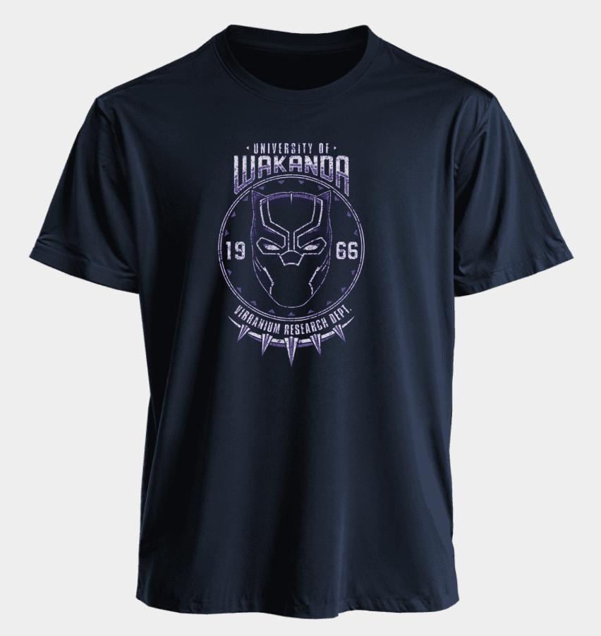 Men's and Women's T-shirts University of Wakanda Summer American Spring and Autumn Niche Casual Oversized Short-sleeved