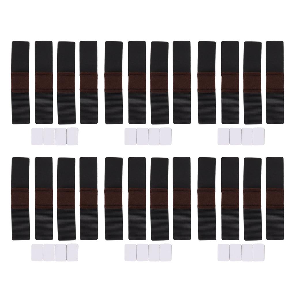 Arched Felt Furniture Pads with Hook Loop Fasteners Sled Base Floor Saver Arched Chair Felt Footpad