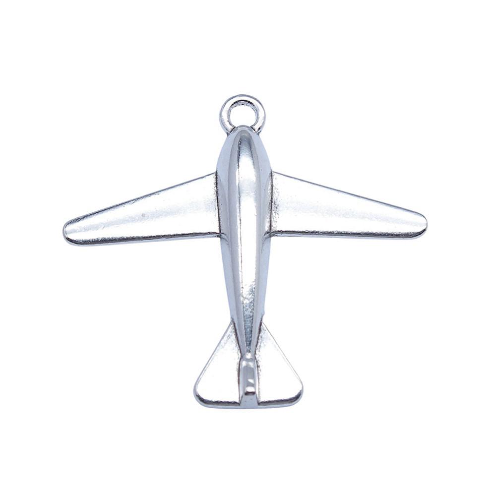 Airplane Charms Multi Color Alloy Car Pendants For Travel Themed Jewelry