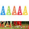 10Pcs 23cm Football Traffic Marker Cones Set for Basketball, Indoor Outdoor Game