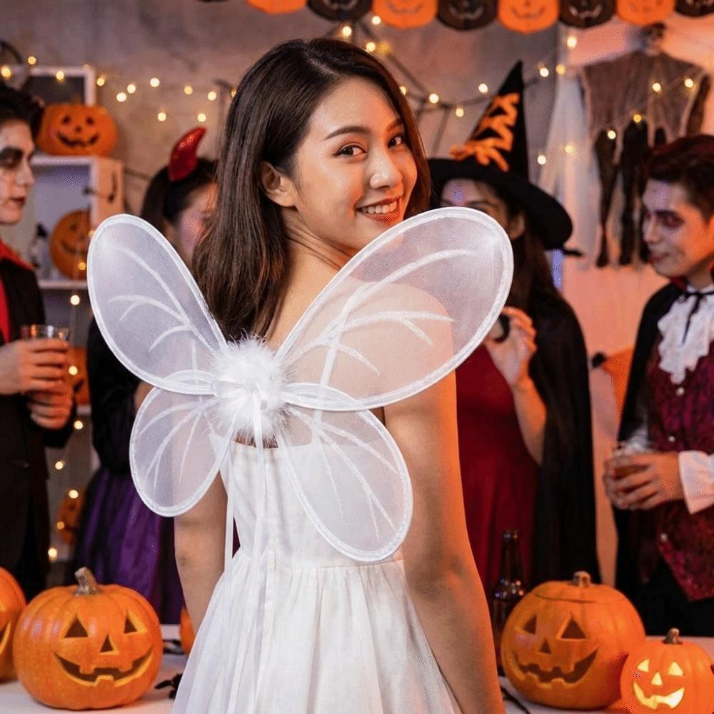 Handmade Fairy Butterfly Wings Fantasy Dragonfly Elf Wings Creative Elf Wings Costume  Children